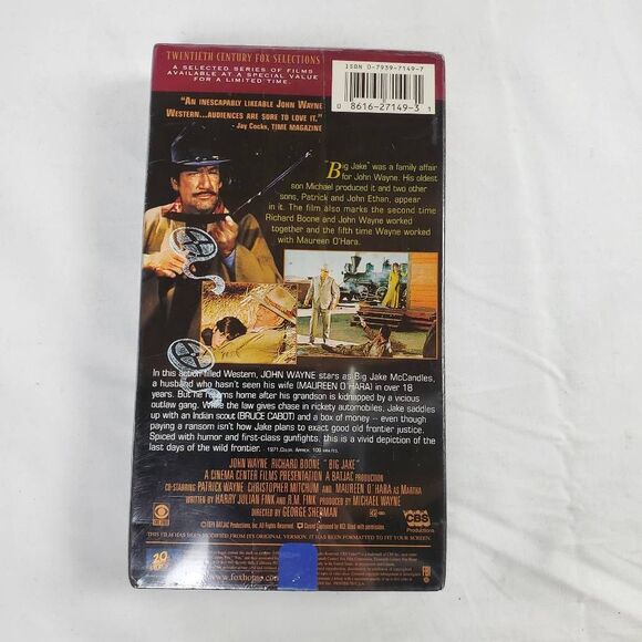 John Wayne Big Jake VHS Sealed (1990s 20th Century Fox Selections) - Picture 2 of 3